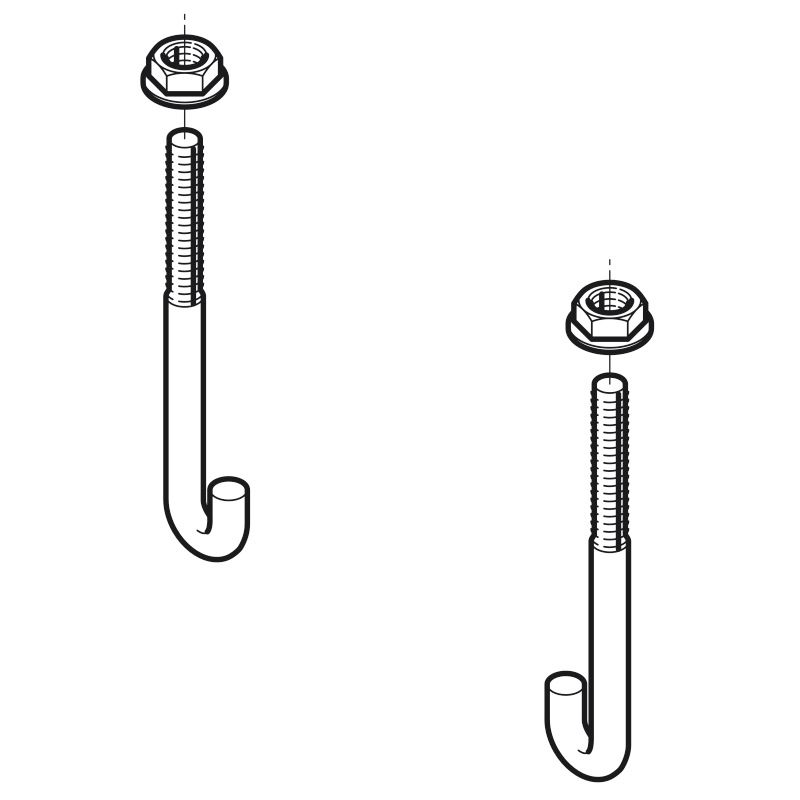 FB-CVCTB120 �㉺�J�o�[�N�����v�p�t�b�N�{���g ���b�N��1200mm�p(2�g)