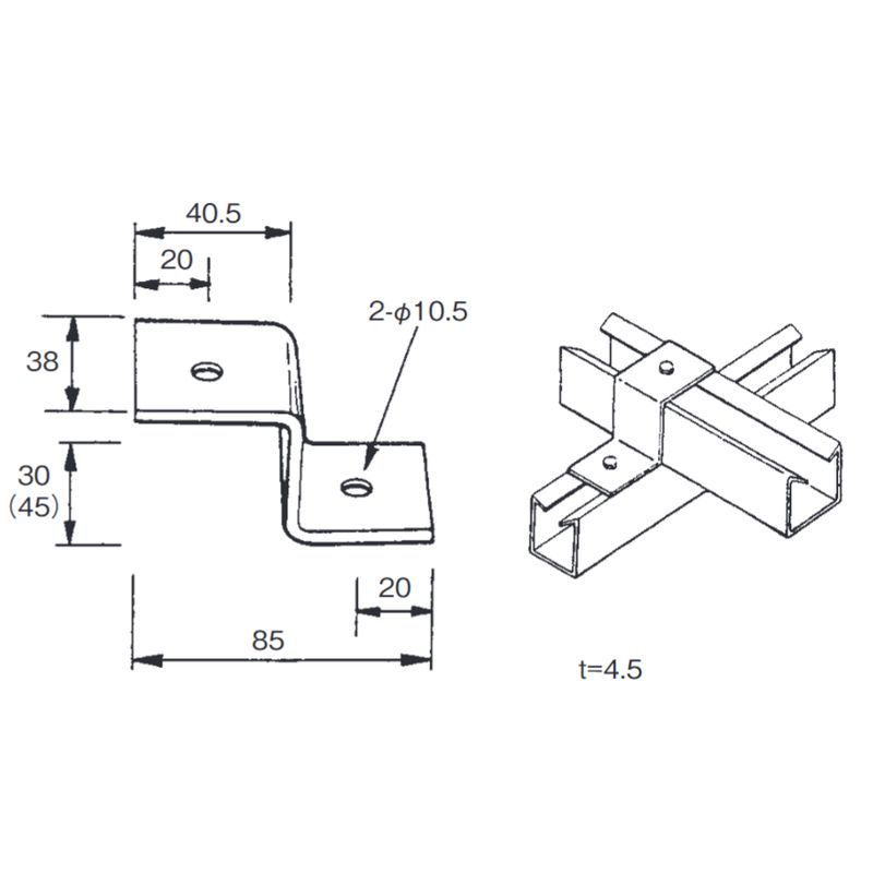 JS-6 �n�C�t���[���p�[�c�㉺�����ڑ�