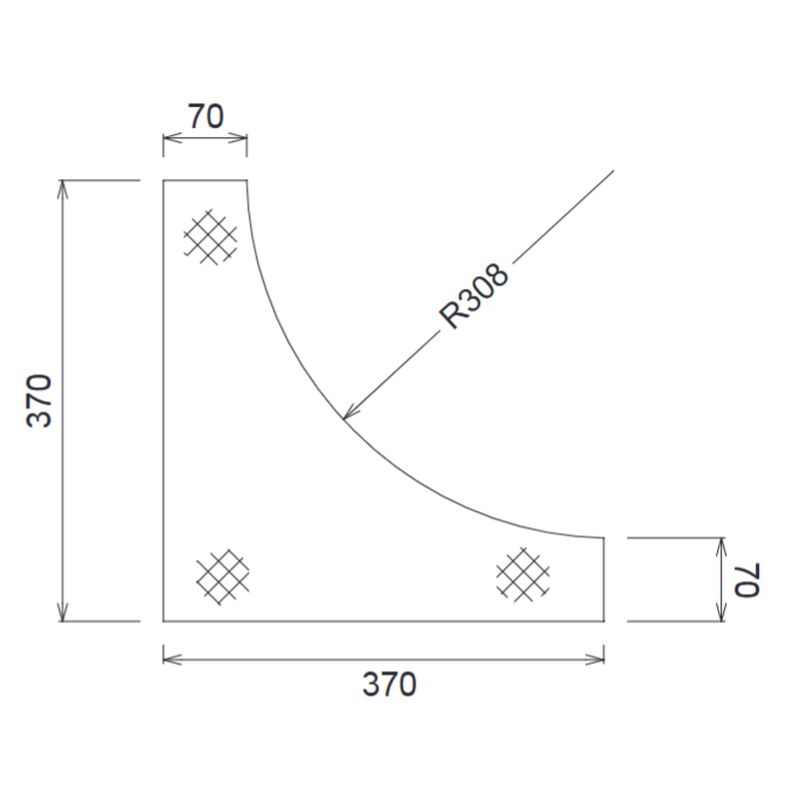 FKN-300R �J�i�����l�b�g �R�[�i�[�p 5Y7/1�F