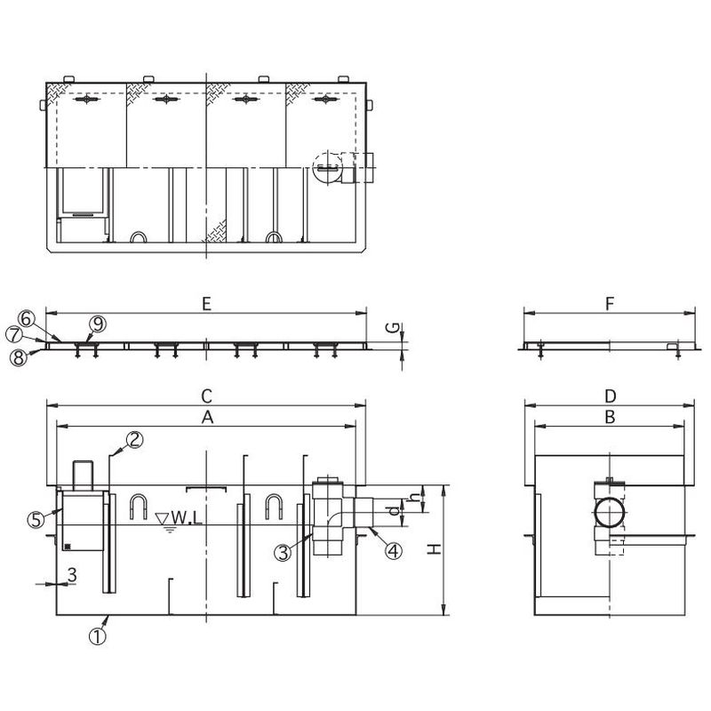 �������� SF-JIA-U-1000T-HG SUS���O���[�X�g���b�v �{�̂̂�(750L/min)