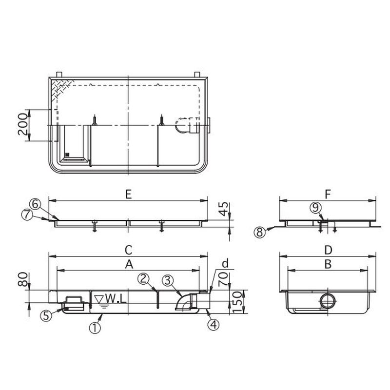 �������� SF-GFR-15EAU FRP�����^�O���[�X�g���b�v�{�̂̂�(11.3L/min)
