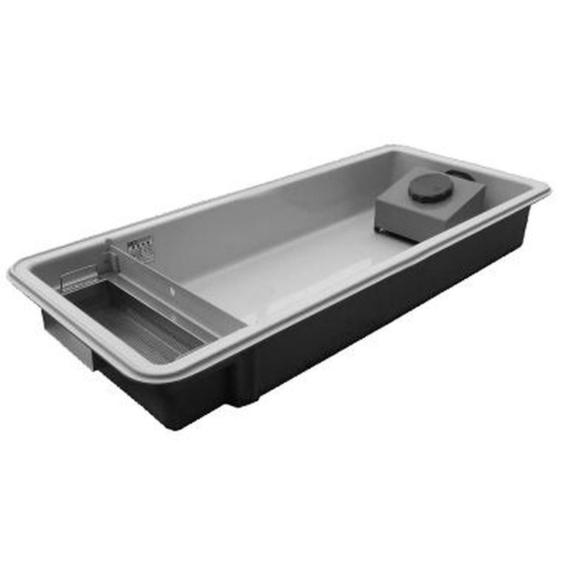 福西鋳物 SF-GFRA-N70EA FRP製薄型グリーストラップSUS製蓋付(74L/min)