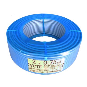 ���z�P�[�u���e�b�N VCTF-0.5SQ �r�j���L���u�^�C���ی^�R�[�h 0.5mm 300V 100m