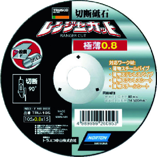 TRU-105 �ؒf�u�� �����W���[�J�b�g �ɔ�0.8mm