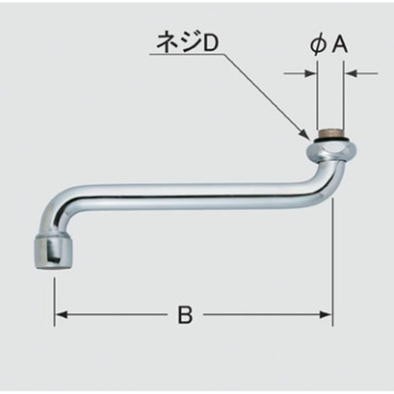 LIXIL A-401-25 1/2ݐppCv(250mm)(A)