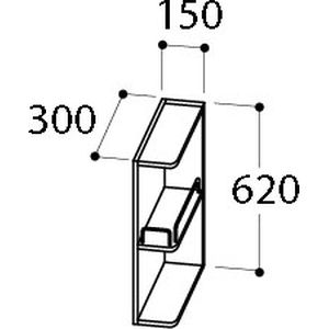 LIXIL FTVK-153 ミドルキャビネット