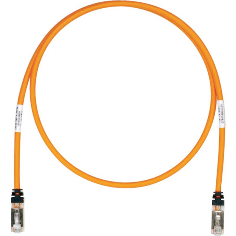�p���h�E�B�b�g STP6X5MOR CAT6A/CAT6 �V�[���h�p�b�`�R�[�h 5m �I�����W