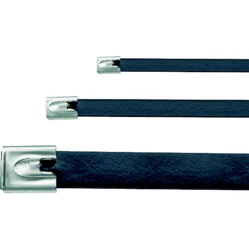 パンドウィット MLTFC4SH-LP316 フルコーティングステンスチールバンド 黒 50本入