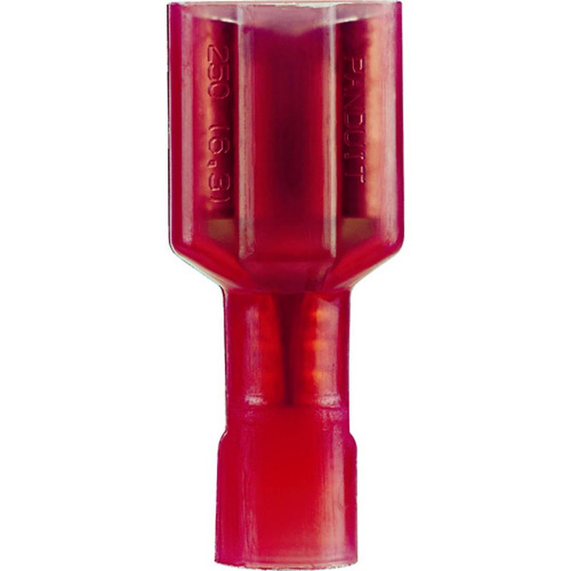 パンドウィット DNF18-250FIB-C 圧着端子 メス型 赤 100個入