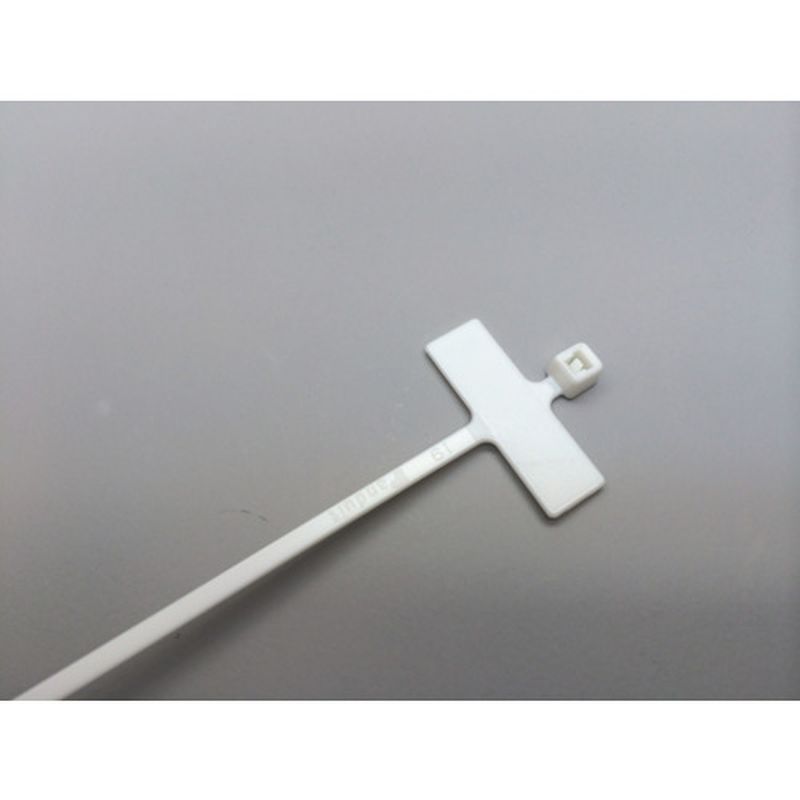 パンドウィット PLM1M-M69 旗型タイプナイロン結束バンド 難燃性白 1000本入