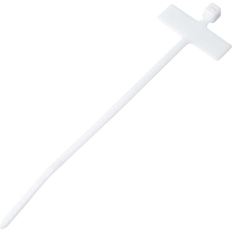 パンドウィット PLM1M-M10 旗型タイプナイロン結束バンド 白 1000本入