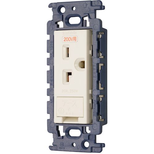 ML1256W-C ML�A�[�X�^�[�~�i���t15A/20A 250V �ڒn�R���Z���g(�J�Z�b�g)