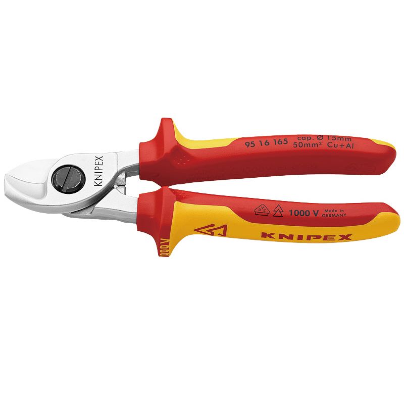 クニペックス(KNIPEX) 9516-165 絶縁ケーブルカッター 1000V (SB)