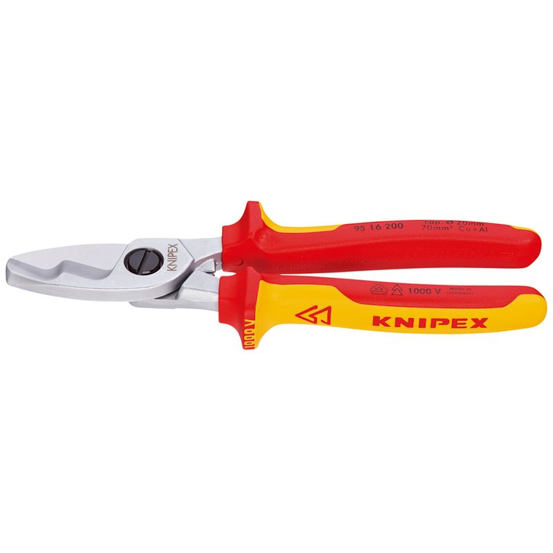 クニペックス(KNIPEX) 9516-200 絶縁ケーブルカッター 1000V (SB)