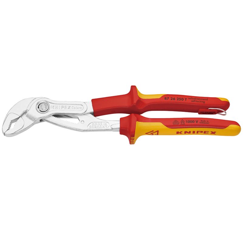 クニペックス(KNIPEX) 8726-250TBK 絶縁コブラ 1000V 落下防止 (BK)