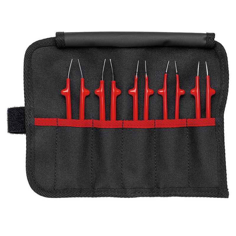 クニペックス(KNIPEX) 9200-04 絶縁汎用ピンセット5本組セット
