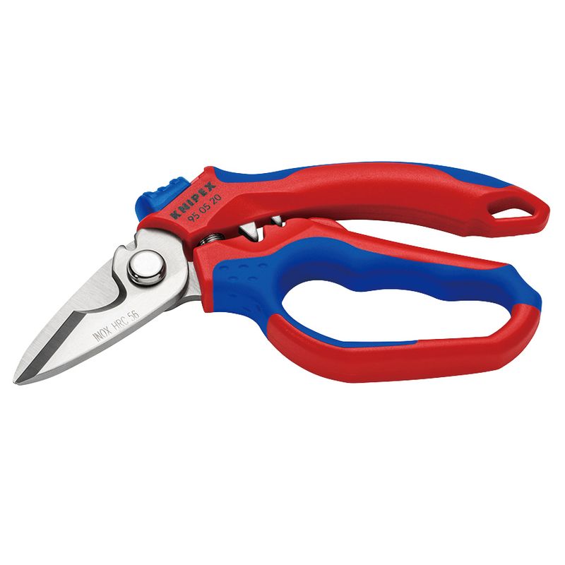 クニペックス(KNIPEX) 9505-20SB ケーブルシザース (アングルタイプ)