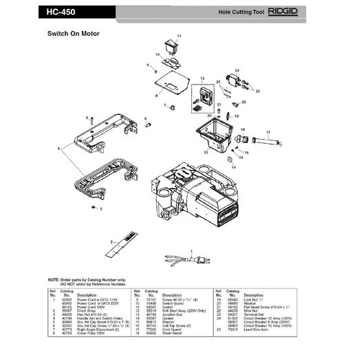 58962 T[Lbg u[J[ 15AMP F/HC-450