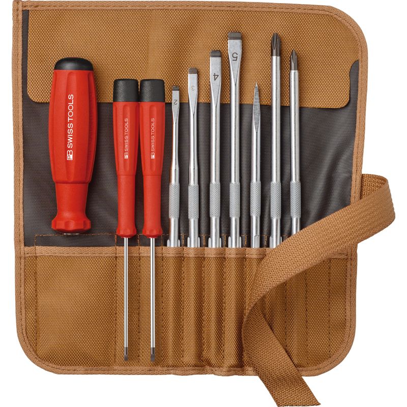 PB SWISS TOOLS 8218TO ���֎��h���C�o�[�Z�b�g 9�{�g �u���E��