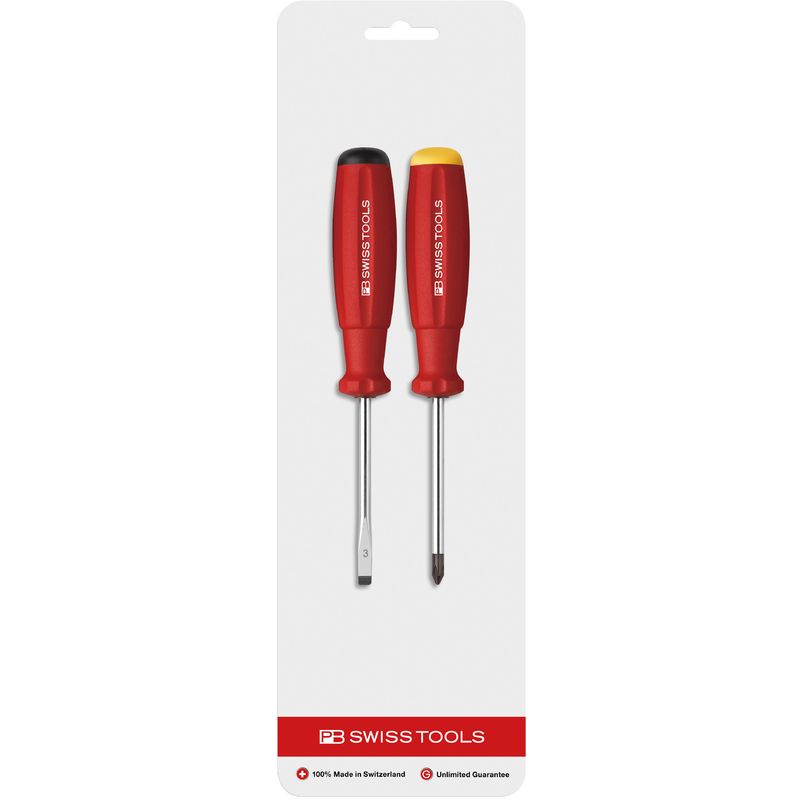 PB SWISS TOOLS 8261CN �X�C�X�O���b�v�h���C�o2�{�Z�b�g(�}�C�i�X,�v���X)