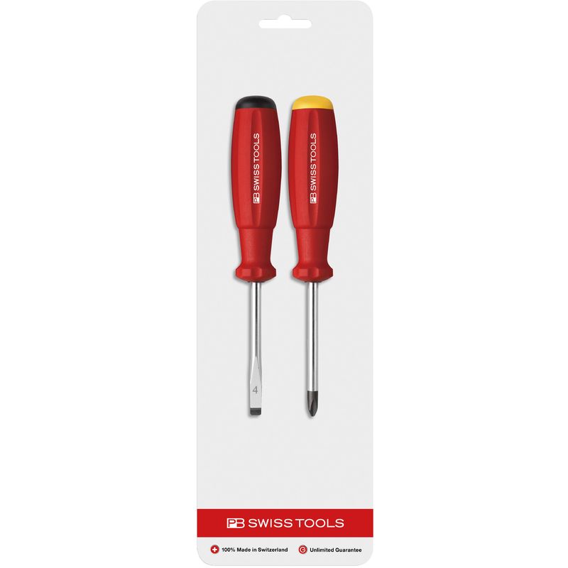 PB SWISS TOOLS 8262CN �X�C�X�O���b�v�h���C�o2�{�Z�b�g(�}�C�i�X,�v���X)
