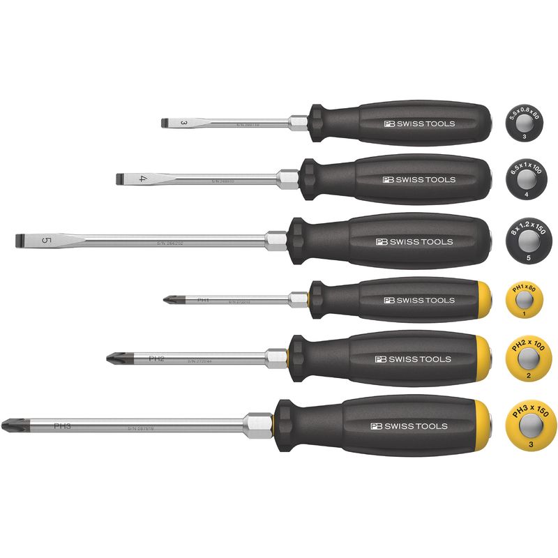 PB SWISS TOOLS 8249.DNCBB �X�C�X�O���b�v�ђʃh���C�o�[�Z�b�g(BOX)